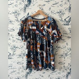Anthropologie Flowy Top EUC